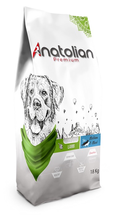 Anatolian Adult medium Maxi Dog food with Lamb 18 kg