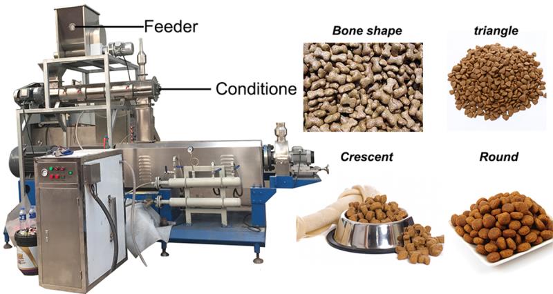 Fish Food Processing Line, Puffed Machinery, Pet Puffed Food Machinery