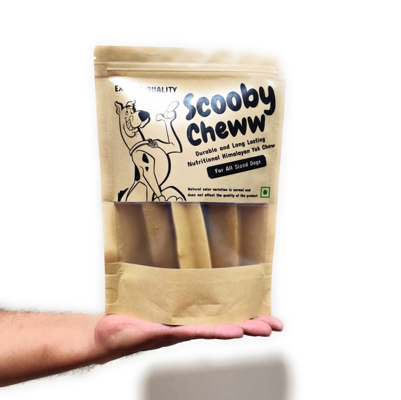 Scooby Cheww- The Himalayan Yak Chew for Dogs, Yak Cheese, Yak Chew, Yakkie, Yak Milk Treat, Churpi