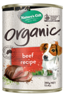 380g Organic Beef Canned Dog Food