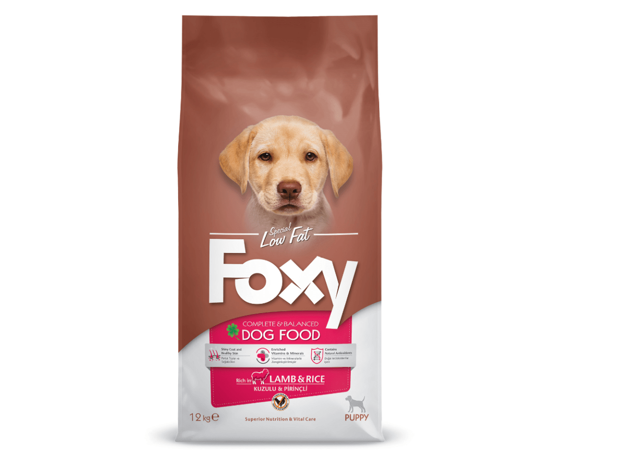 FOXY PUPPY LAMB AND RICE 12KG - LOW FAT