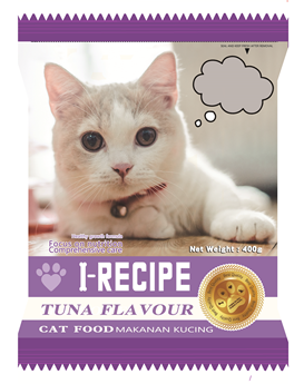 I-RECIPE Dry Cat Food Tuna 400g 